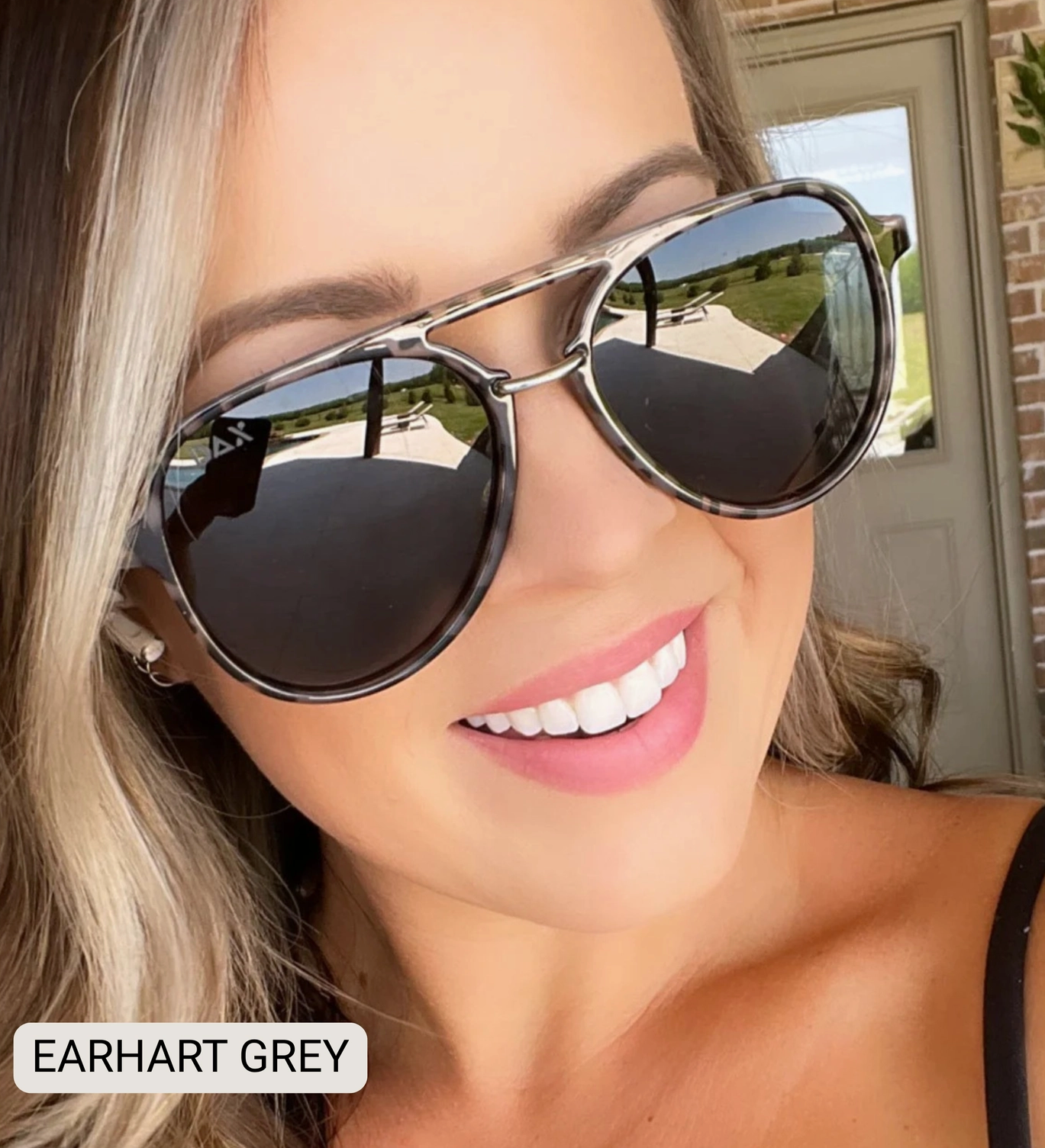 DAX Earhart Grey Sunglasses