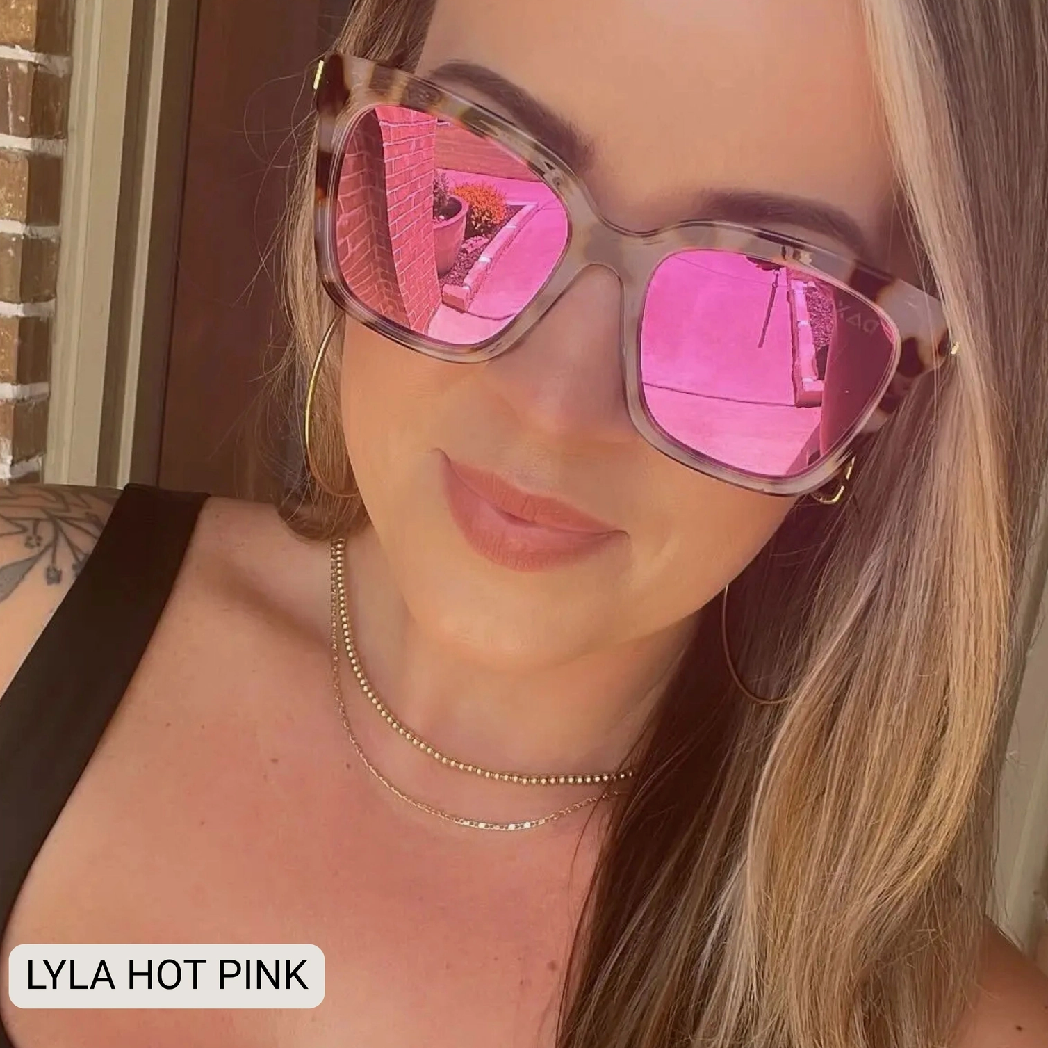 DAX Lyla Pink Sunglasses