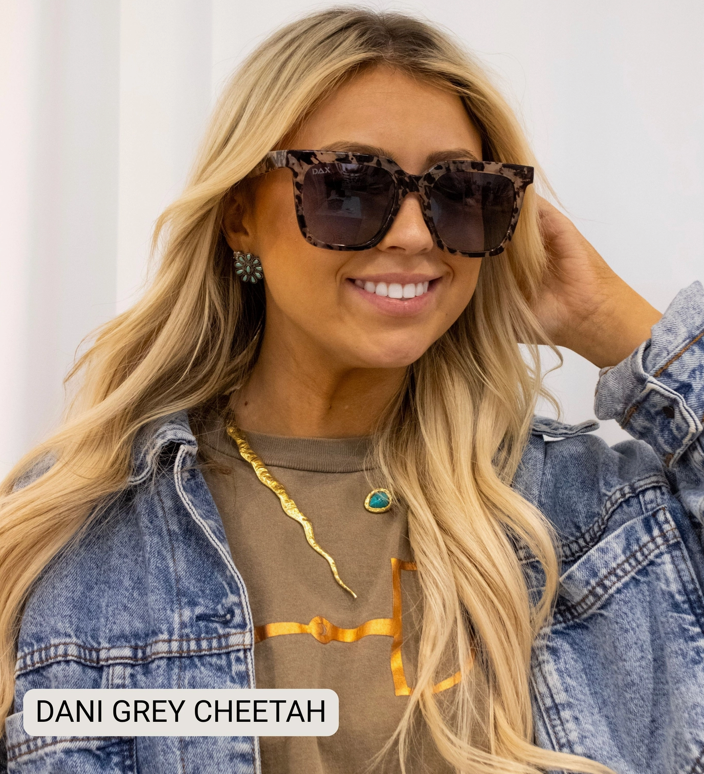 DAX Dani Grey Smokeshow Sunglasses