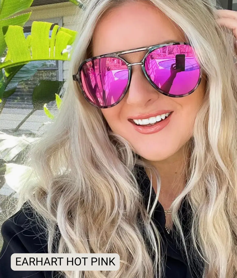 DAX Earhart Sunglasses in Pink
